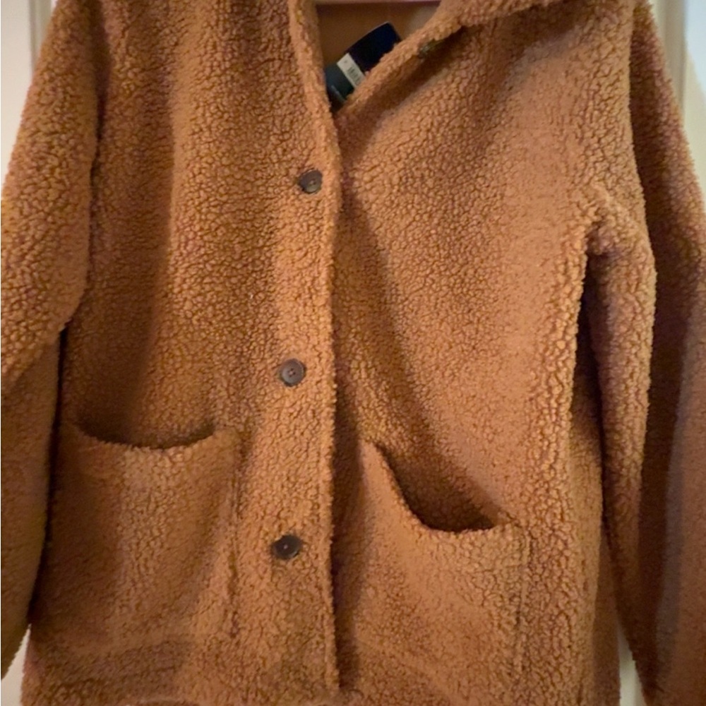 Lucky Brand Tan Sherpa Jacket